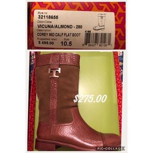 Tory Burch half calf boots